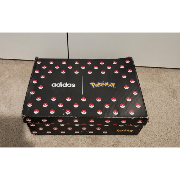 Adidas Advantage x Pokemon Cloud White Men's 10.5 Pikachu Lightning NWT and Box - Picture 16 of 16